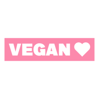 Vegan Decal (Pink)